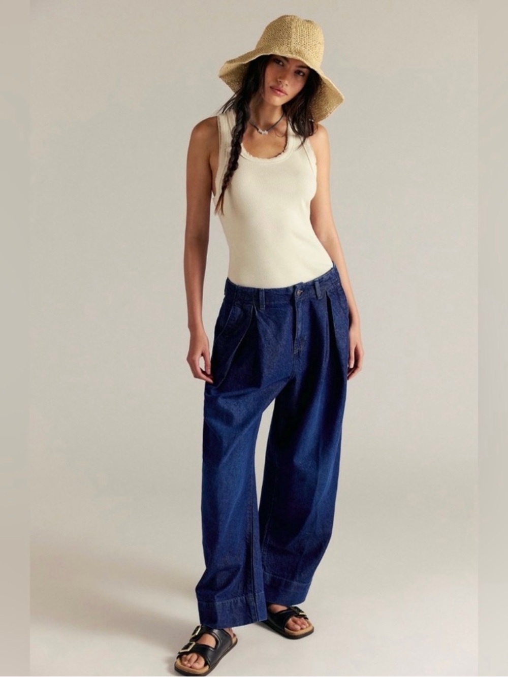 We The Free CRVY New Spin Trousers -  Size 31- Outer Space Color